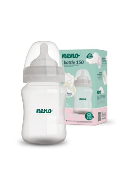 Evelise Biberon Neno 150 ml cu tetina silicon, anti-colici, debit lent