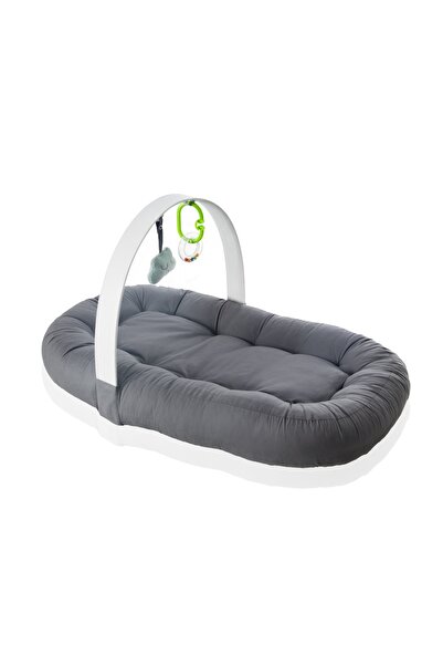 Evelise Babynest με μπάρα παιχνιδιών, BabyJem, ανθρακί