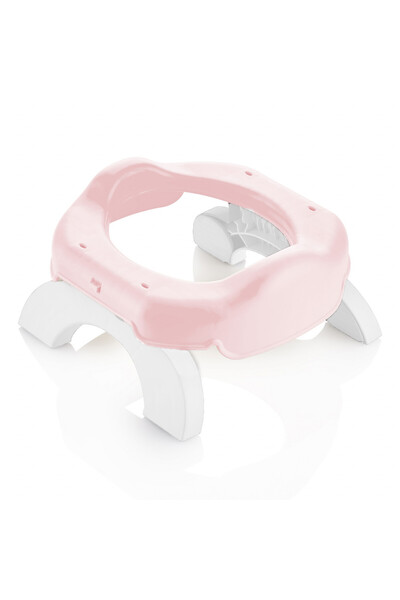 Evelise Φορητό κάθισμα τουαλέτας BabyJem 2 σε 1 (Χρώμα: Ροζ)