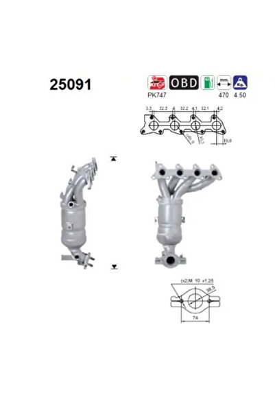 As Catalizator Kia Picanto 1