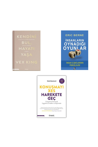 STABİL KİTAP Kendini Bul Hayatı Yaşa-İnsanların Oynadığı Oyunlar-Konuşmayı Ke...
