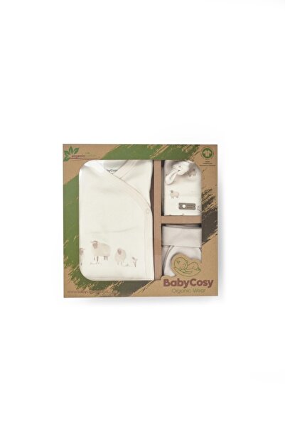 Evelise Σετ 5 τεμαχίων για νεογέννητο LambBabyCosy