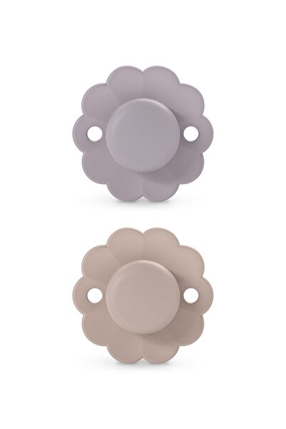 Evelise Set of 2 physiological pacifiers 6-18 months, pink, Wonderland Butter...