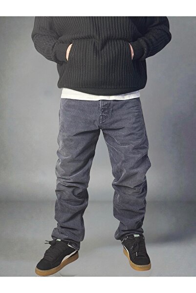 Kings Of Indigo Straight Dark Grey Jeans for Men