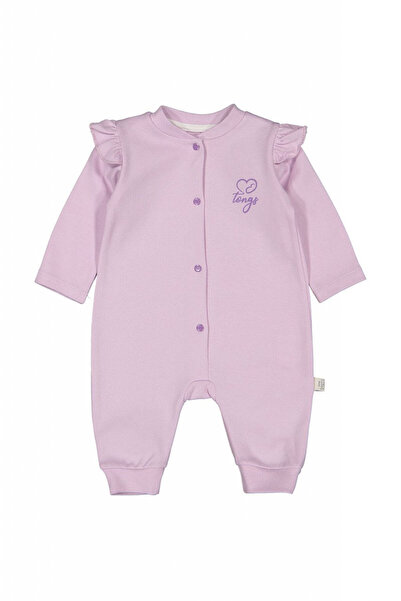 Evelise Salopeta cu maneca lunga si volanas nou nascut LILA, Tongs baby (Mari...