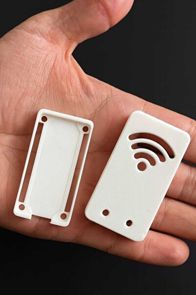 Triforge3D 3D Baskı Wi-Fi İkonlu Elektronik Modül Kutusu – ESP8266 / ESP32 Uy...