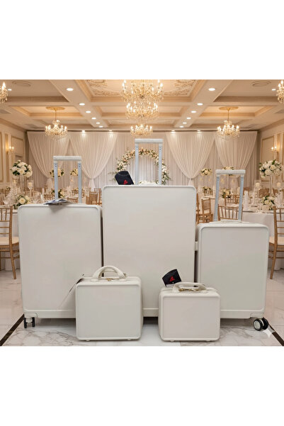 Red Sea 5-piece bridal trousseau travel bag set - 360-degree rotating double ...