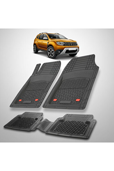 TEAMCAR Πατάκια δαπέδου τύπου δίσκου συμβατά με Dacia Duster II (2018 – 2021)...