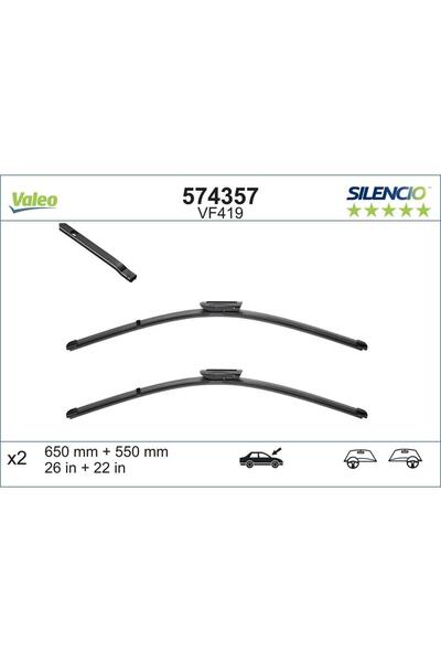 VALEO Set Stergatoare Silencio X.trm 650/550 Mm Vf419