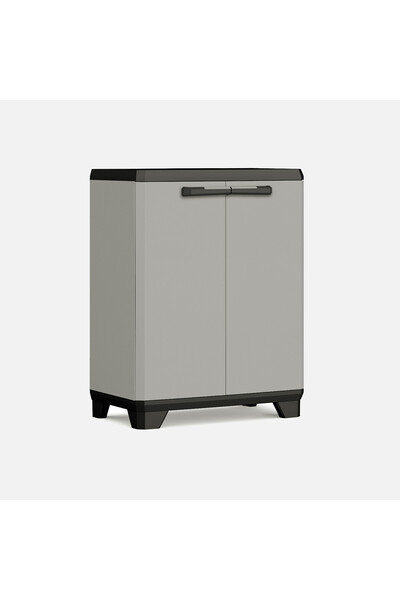 stratecht Planet Base Kısa Tek Raflı Plastik Dolap 68x39x90 cm Antrasit