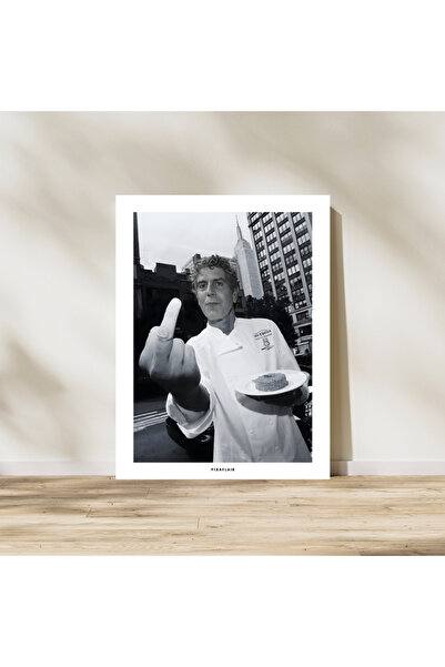 Pixaflair - Legends - Anthony Bourdain - Tablo - Çerçevesiz Poster