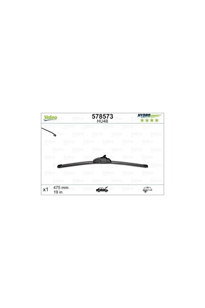 VALEO Windshield Wiper Hydroconnect Hu 475 Mm Hu48