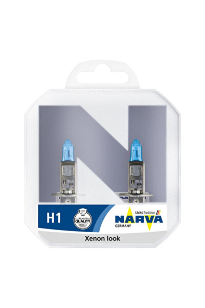 Narva Set 2 Becuri Far H1 55W 12V Power Range Alb