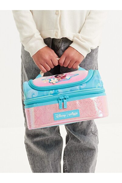 SMIGGLE Moana Double Decker Beslenme Çantası – Pembe, Yalıtımlı 2 Bölmeli