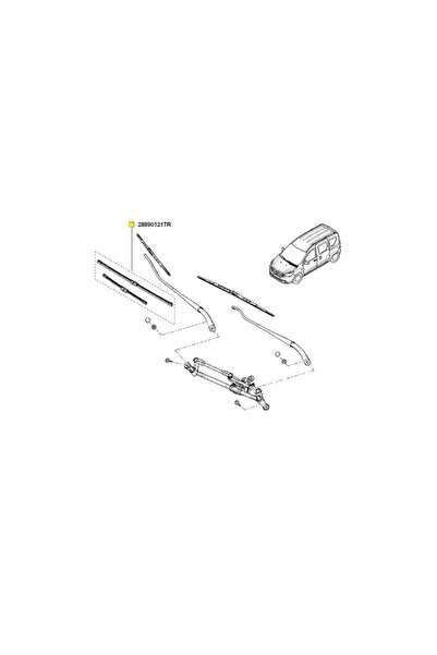 Renault Wiper Blade Set 550/400 Mm