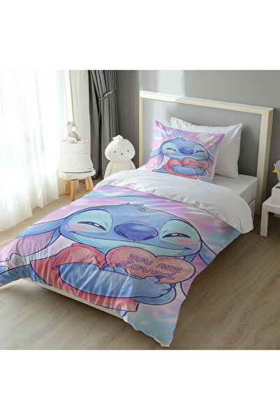 GENELOEM STİTCH KALPLİ UYKU SETİ M8