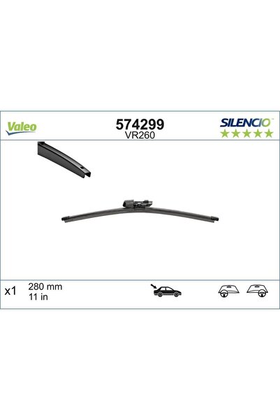 VALEO Stergator Luneta Silencio Flat 280 Mm Vr260