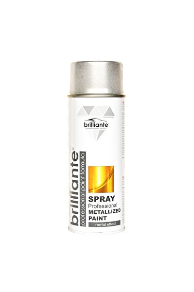 BRILLIANTE Vopsea Spray Metalizata Gri 400 Ml