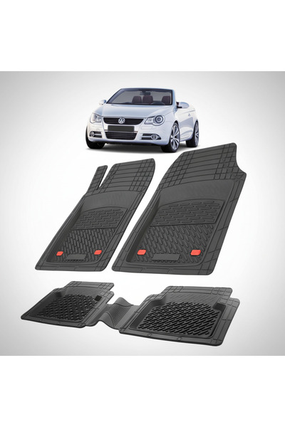 TEAMCAR Πατάκια δαπέδου τύπου πορτμπαγκάζ συμβατά με Volkswagen Eos 2006-2010...