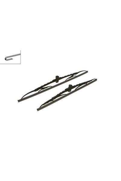 Bosch Set Stergatoare Twin 530/450 Mm