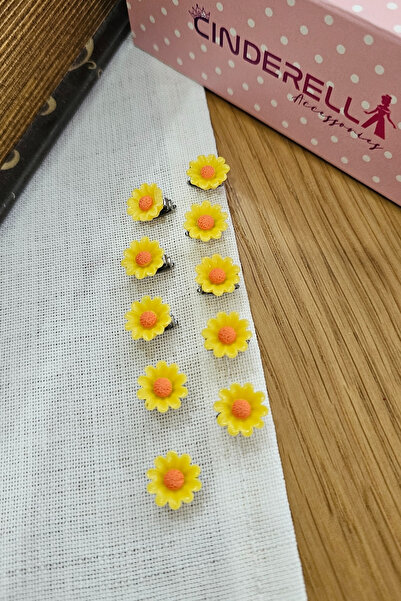 Cinderella Set de 10 ornamente pentru împletitură de păr cu flori de margaret...
