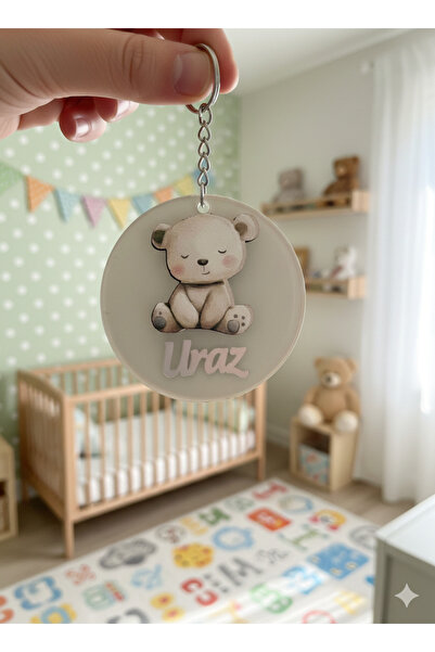 NaturessCo سلسلة مفاتيح من البليكسي جلاس على شكل شخصية هدية عيد ميلاد (10 قطع)