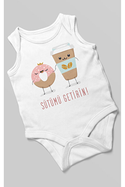 MorivoKids Bring Me My Milk! Printed Baby Bodysuit – Snap Fastener Bodysuit |...