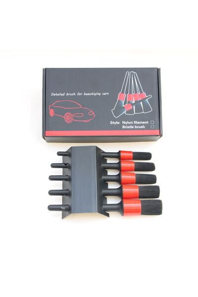 BIUPSER Set de 5 perii de curățare auto, perii pentru detailing interior auto...