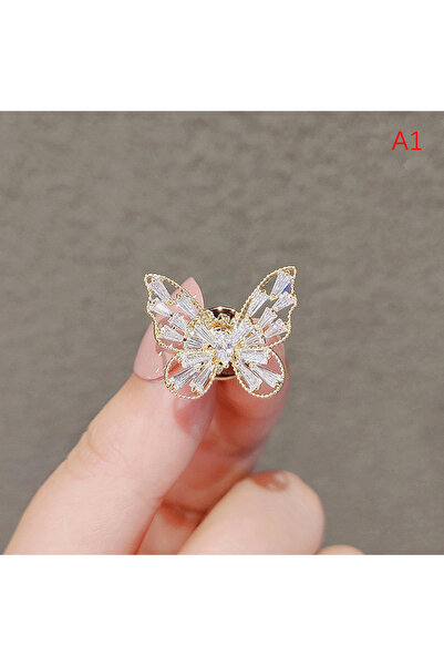 Choice بروش فراشة A1 للنساء، معدني، مضاد للانعكاس، دبوس طية صدر السترة، مشابك...