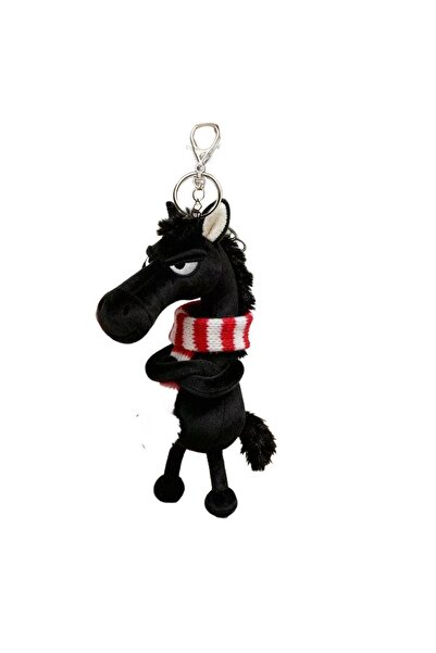 Choice Black Scarf Plush Arrogance Pony Wear scarf Keychain for Women Bag Pen...