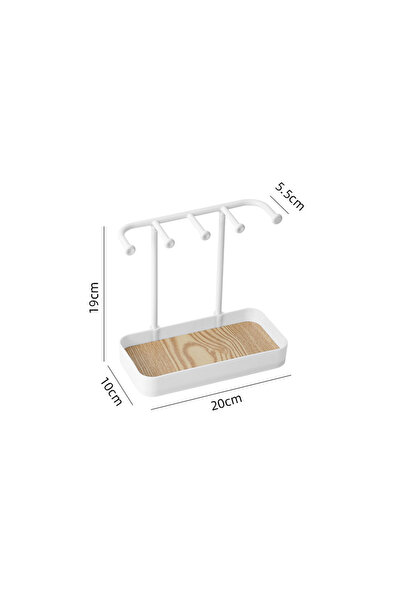 Choice White Fashion Jewelry Organizer Display For Earrings Necklaces Jewelry...