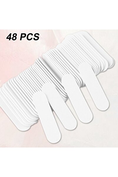 Choice Set2 (48 Pcs) 8 to 498 Pcs 5cm Mini White Nail Files Double Sided Emer...