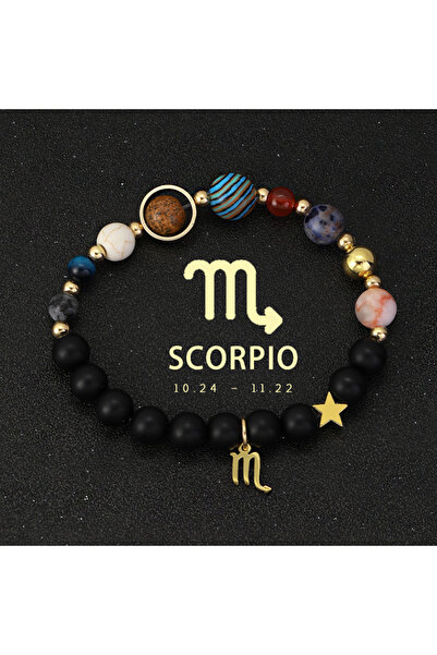 Choice 18-19cm Scorpio New Universe Eight Planets 12 Constellation Bracelets ...