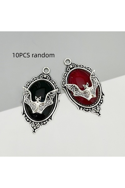 Choice ١٠ قطع عشوائية من إكسسوارات المجوهرات المصنوعة من سبيكة معدنية، قلادة ...