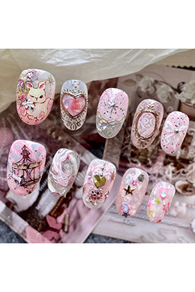 Choice SP300-M ١٠ قطع علاج ضوئي مصنوع يدويًا، أرنب حلو حالم يرتدي درعًا، جنة ...