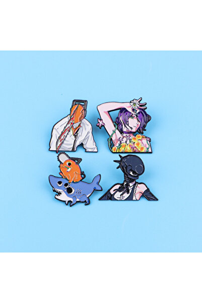 Choice 1 Cool Anime Devil Hunter Enamel Pin Cartoon Demon Brooches Lapel Pins...