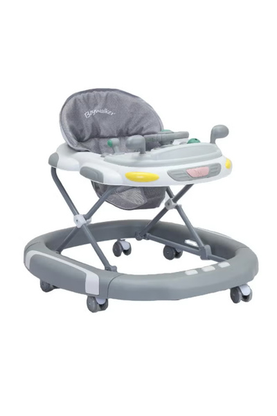 TREND MIX Baby walker with toys, music, and lights; durable 2-in-1 baby walker
