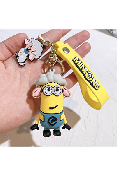 Choice KC4036 Kawai Zodiac Series Minions Figurines Toys Keychain 3D Despicab...
