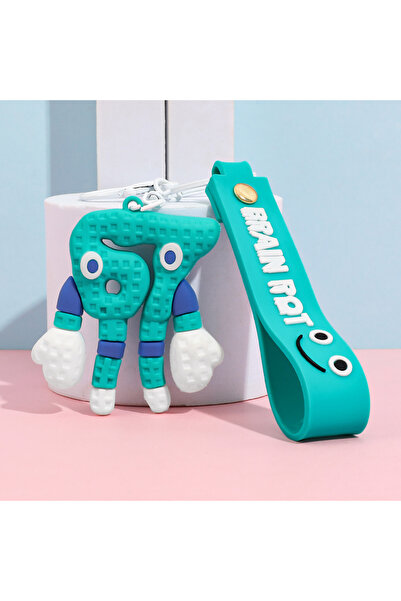 Choice 1 pc KC6435 1/20pcs New Steal A Brain Rot No.67 Tongue Model Keychain ...