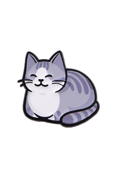 Choice 6 دبابيس قطط ملونة لطيفة للنساء، دبابيس مينا كرتونية، شارات معدنية على...