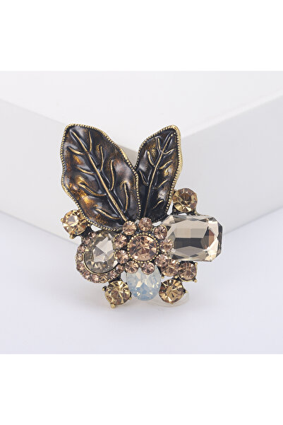 Choice بروشات أوراق الشجر المطلية بالمينا باللون الأصفر رقم 1003 للنساء، دباب...