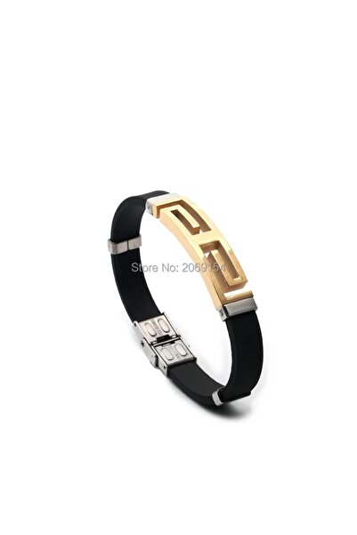 Choice Gold Color Loe | Men High Quality Black Bangle.New Fashion.Great Wall ...
