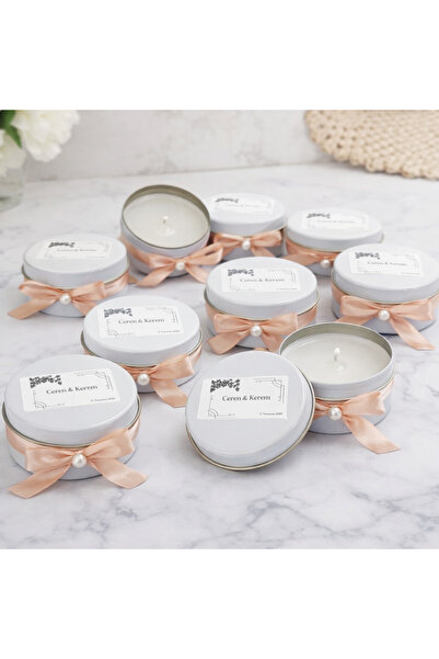 İpek Viola Home 10’lu Kokulu Mum | Kişiye Özel İsimli Metal Kutu Hatıra Mumu ...