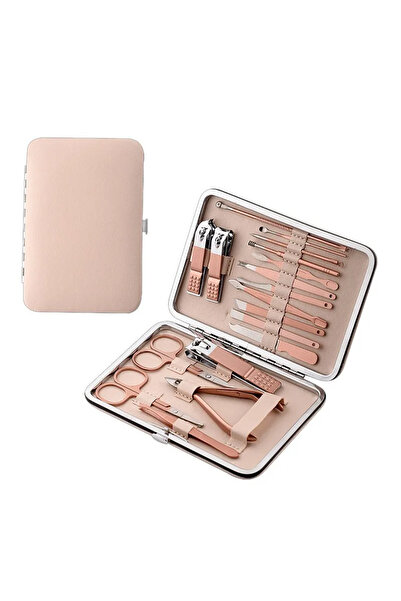 choice2 طقم مقص أظافر مكون من 18 قطعة (7/12/18 قطعة) مع حقيبة قابلة للطي - مج...