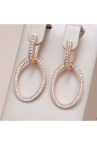 Choice T945 Concise Fashion Synthetic Zirconia Geometric Dangle Earrings Wome...