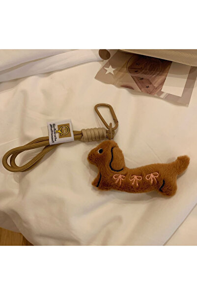 Choice Brown ZAKOL Sweet Kawaii Dachshund Keychain Doll Pendant Cartoon Puppy...