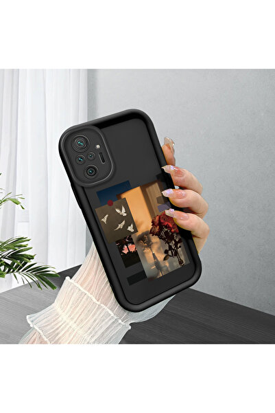 CASEVIBE Redmi Note 10 Pro Uyumlu, şık gül desenli, yüksek kaliteli silikon t...