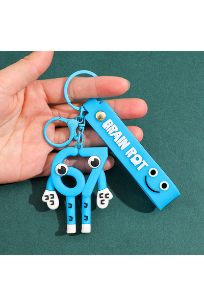 Choice قطعة واحدة KC6430 لعبة "اسرق عقلًا" الزرقاء رقم 67، سلسلة مفاتيح، لعبة...