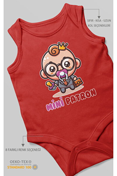 MorivoKids Mini Patron V2 Printed Baby Bodysuit – Snap Fastener Bodysuit |   ...