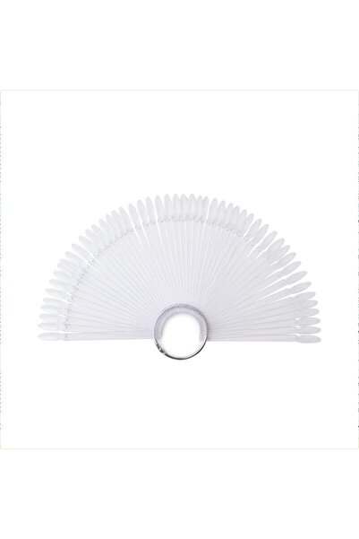 Choice 50 قطعة من أعواد عينات شفافة بيضاوية الشكل ذات رؤوس مستديرة لعرض طلاء ...